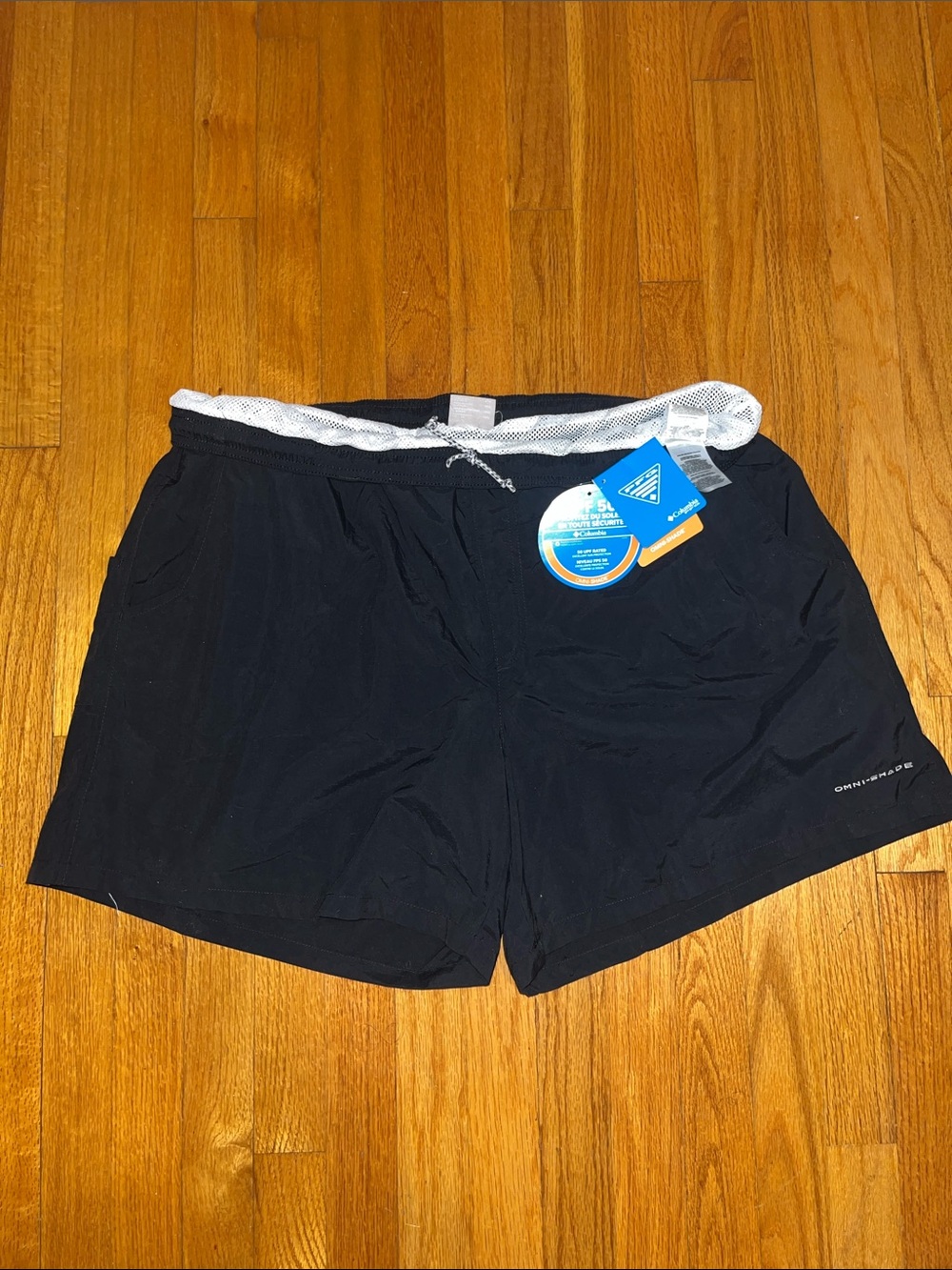 Columbia PFG Black Men’s Swim Trunks